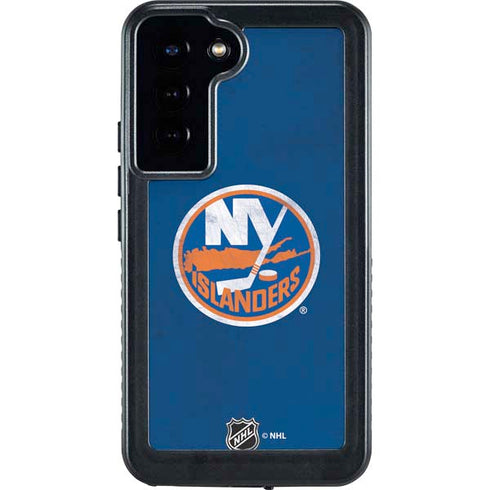 NHL New York Islanders Distressed Galaxy S24 Plus Waterproof Case
